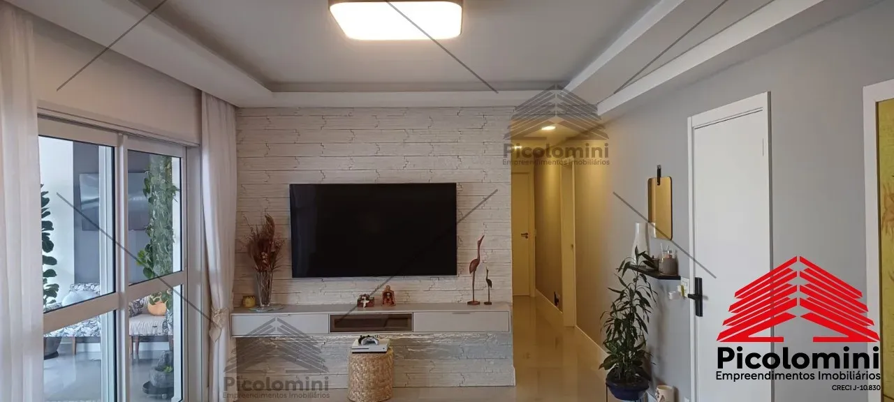 Apartamento à venda no Belém, 119m², 3 suítes, varanda gourmet, sala 2 ambientes, cozinha 