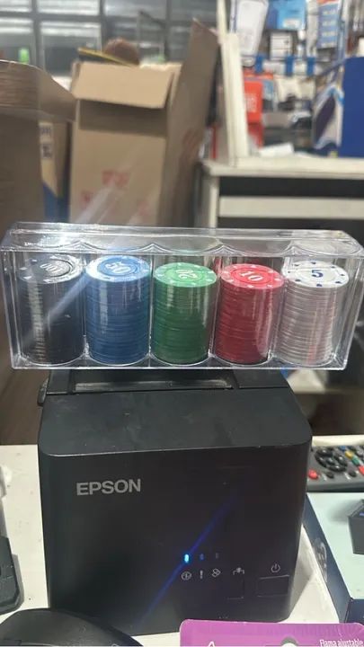 Conjunto de fichas para jogos  - Foto 2