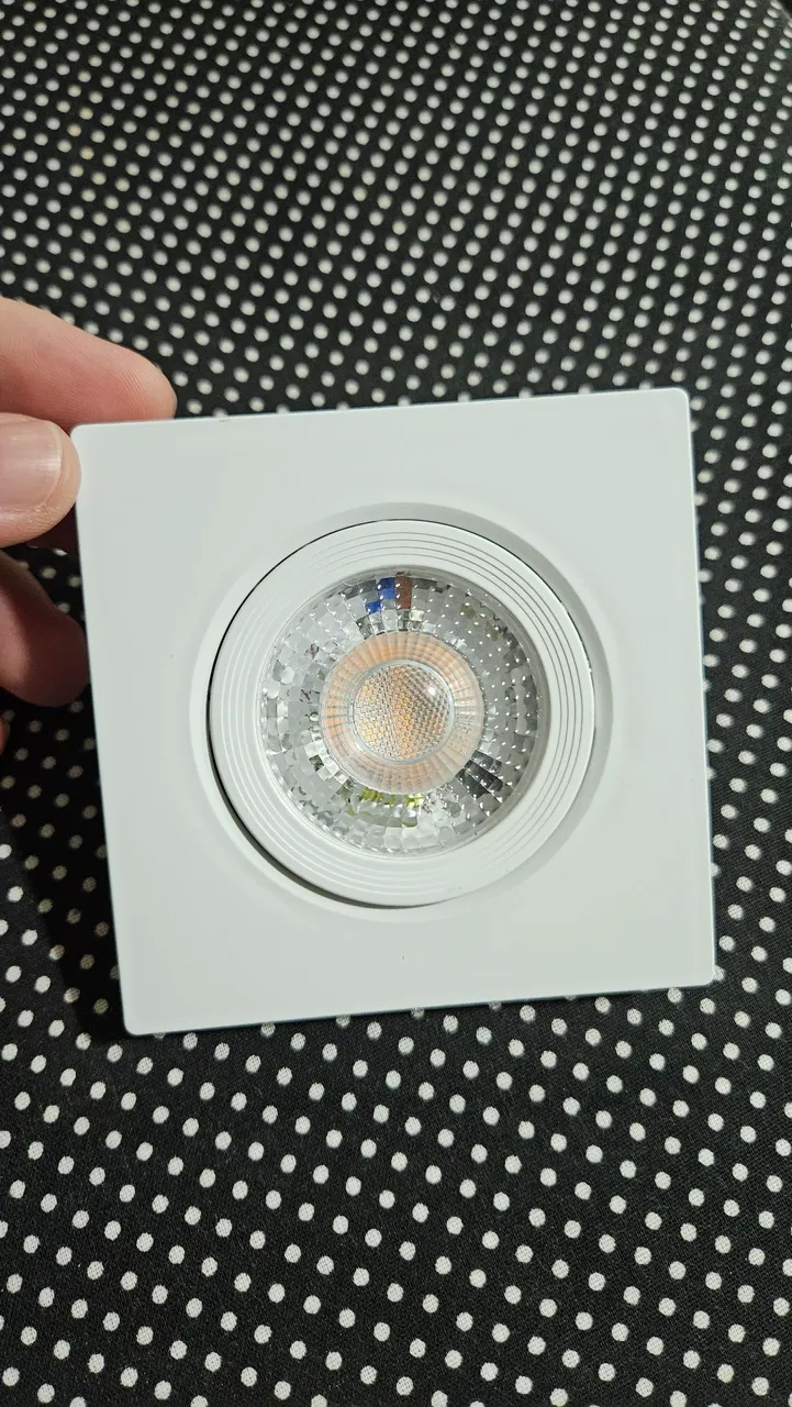 Spot LED Embutido Quadrado 7W Apollo Lighting - 3000K (Branco Quente) ?