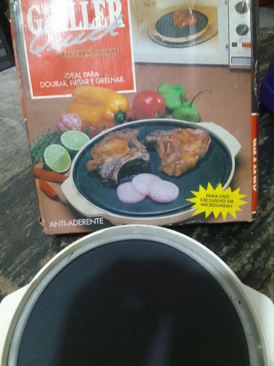 Griller Quick Anti-Aderente -Para Microondas