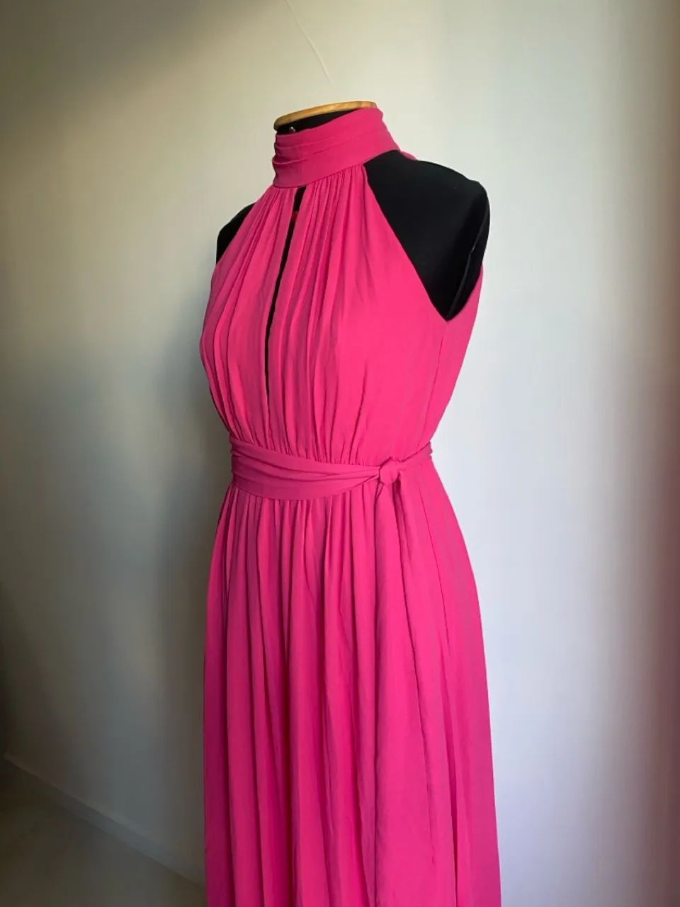 Vestido Longo Rosa de Festa