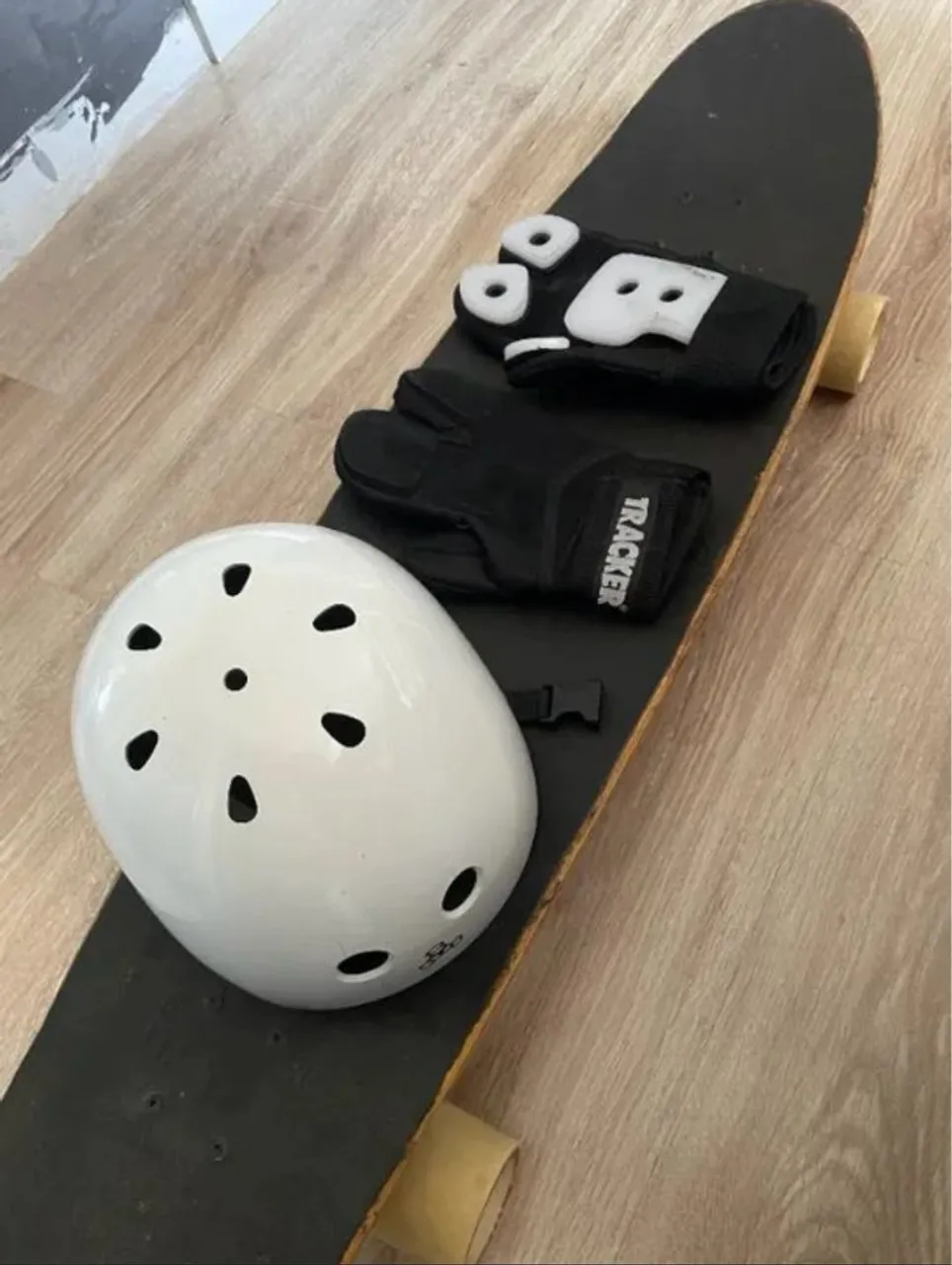 Longboard Black Sheep + acessórios