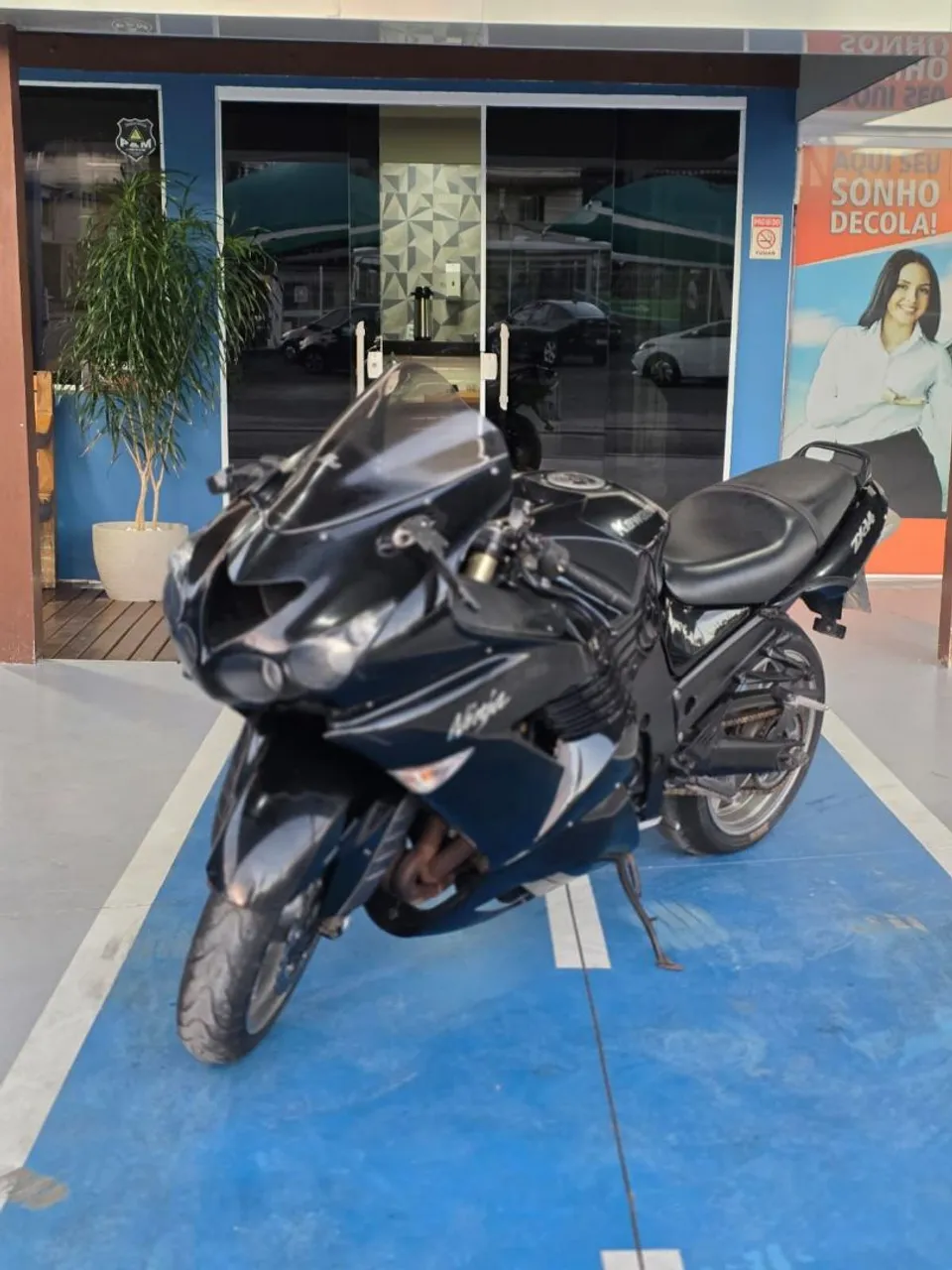 まさ CARENAGEM LATERAL DIREITA VERDE NINJA ZX-10R / 2011 A 2014