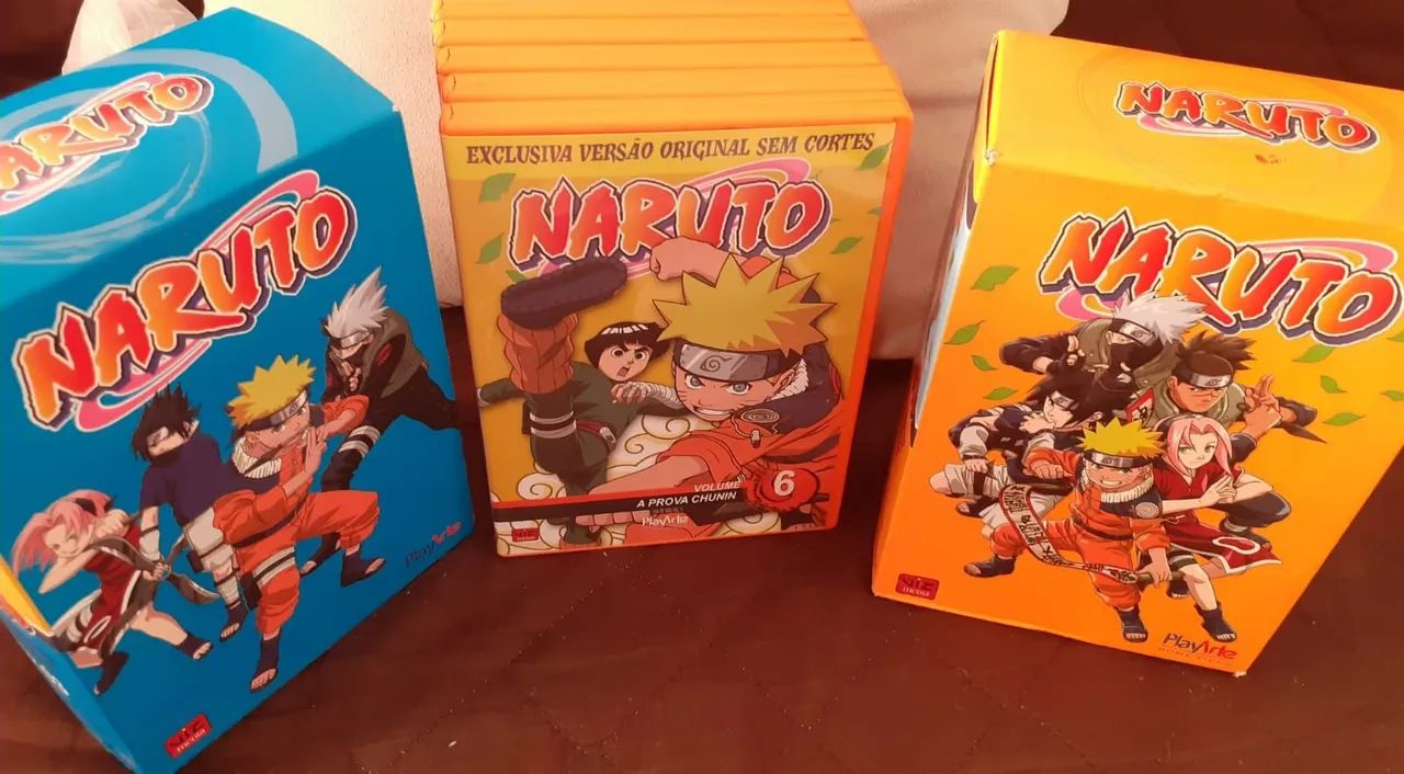 Naruto - Box Set DVD - CDs, DVDs etc - Neópolis, Natal 1416171602