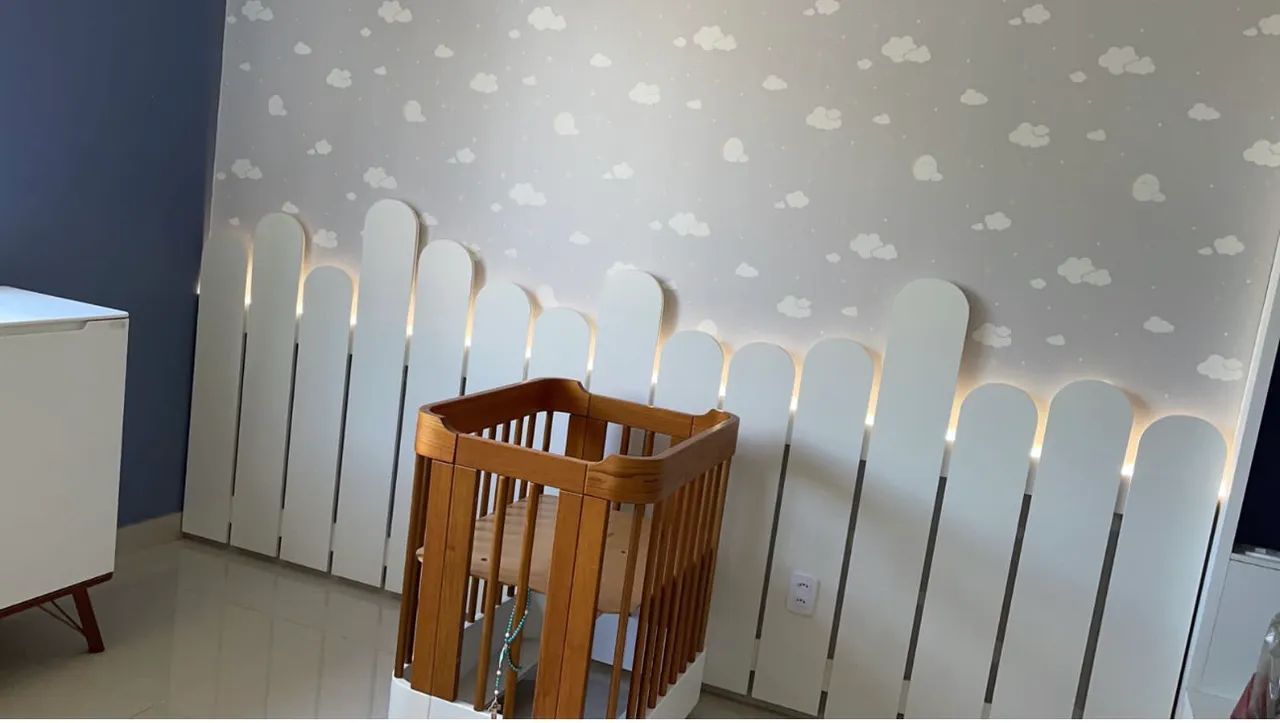 Berço de madeira 3 em 1 - seminovo - Foto 6