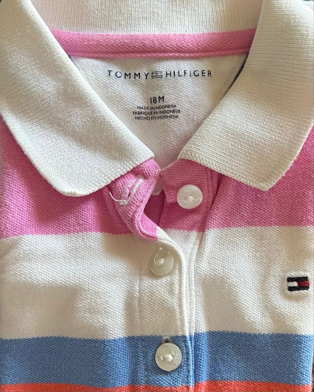 Body listrado Bebê tam 18 meses Tommy Hilfiger  - Foto 6