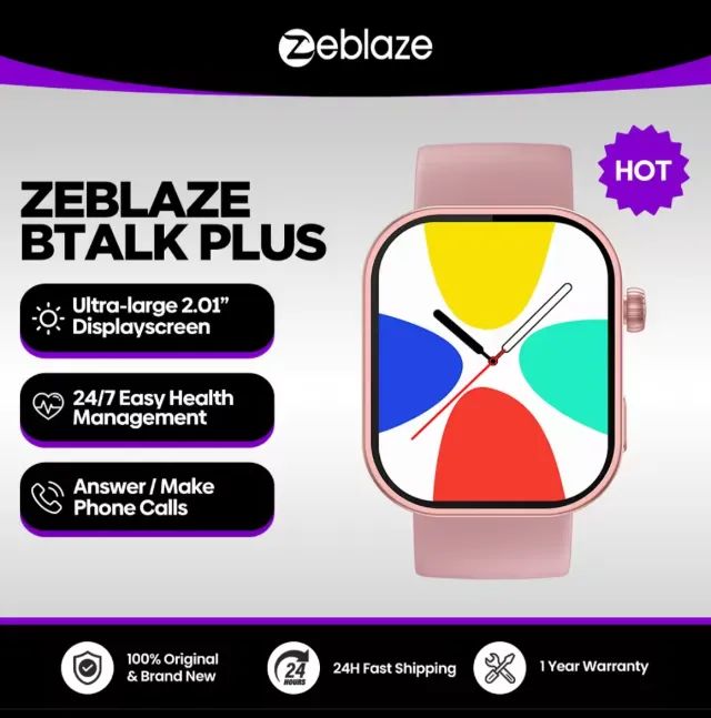 Zeblaze btalk Plus rosa - Foto 4