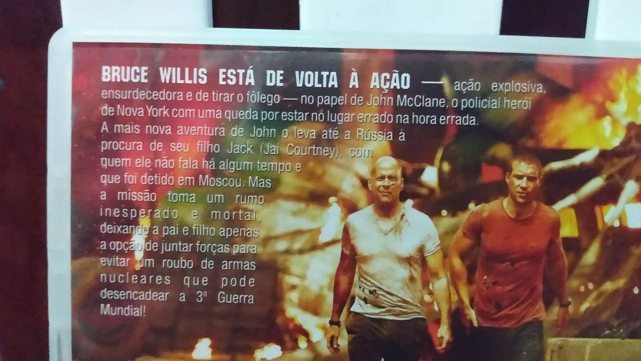 DVD original Duro de matar 5 estado de novo.  - Foto 5