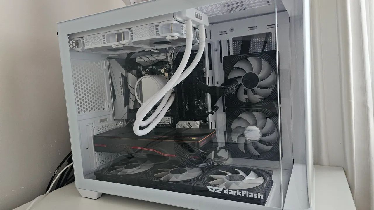 PC Gamer ryzen 7 5700x3d placa de vídeo rx 5700xt 8gb - Foto 4