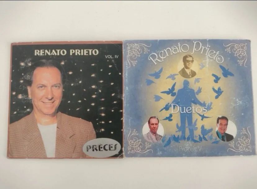 CDs de Preces Espíritas narradas por Renato Prieto - Volumes IV e V