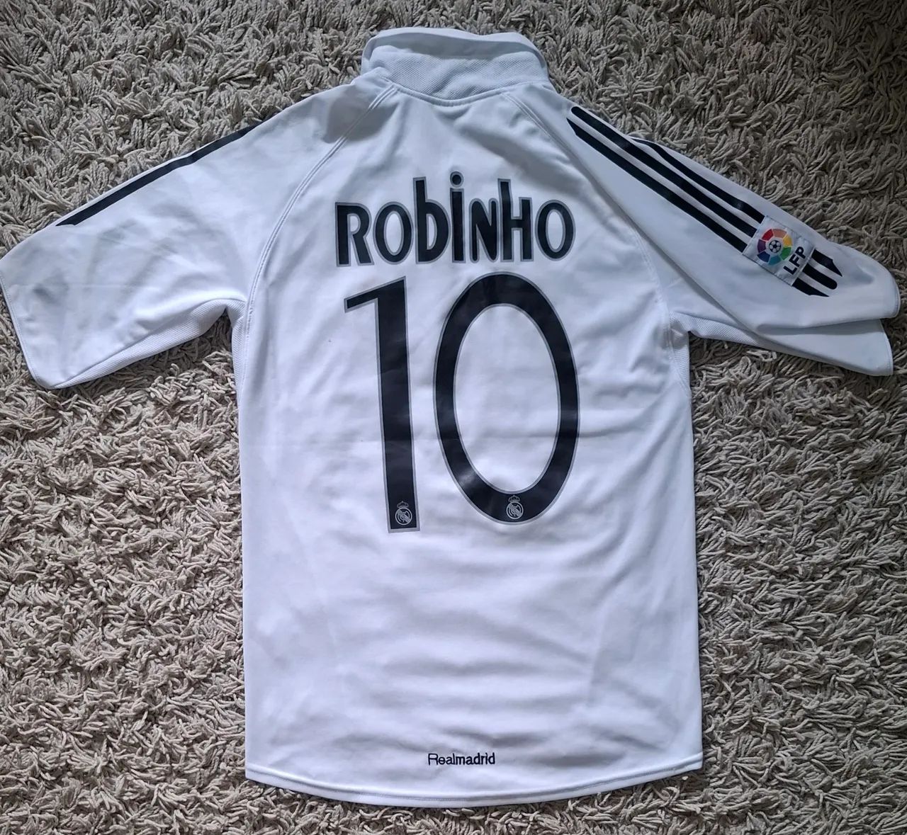 Camisa Real Madrid Robinho M - Foto 4