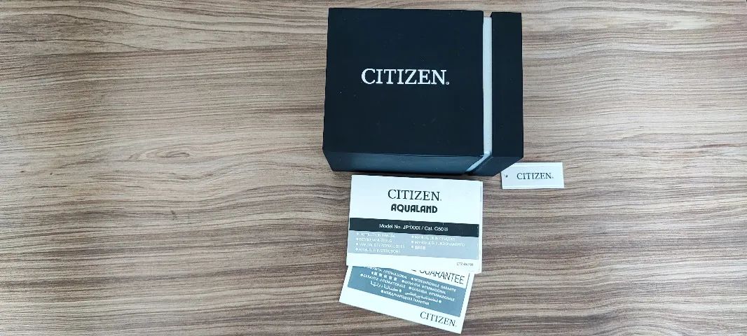 Relogio Citizen Aqualand Original japonês NOVO! Com caixa, manual