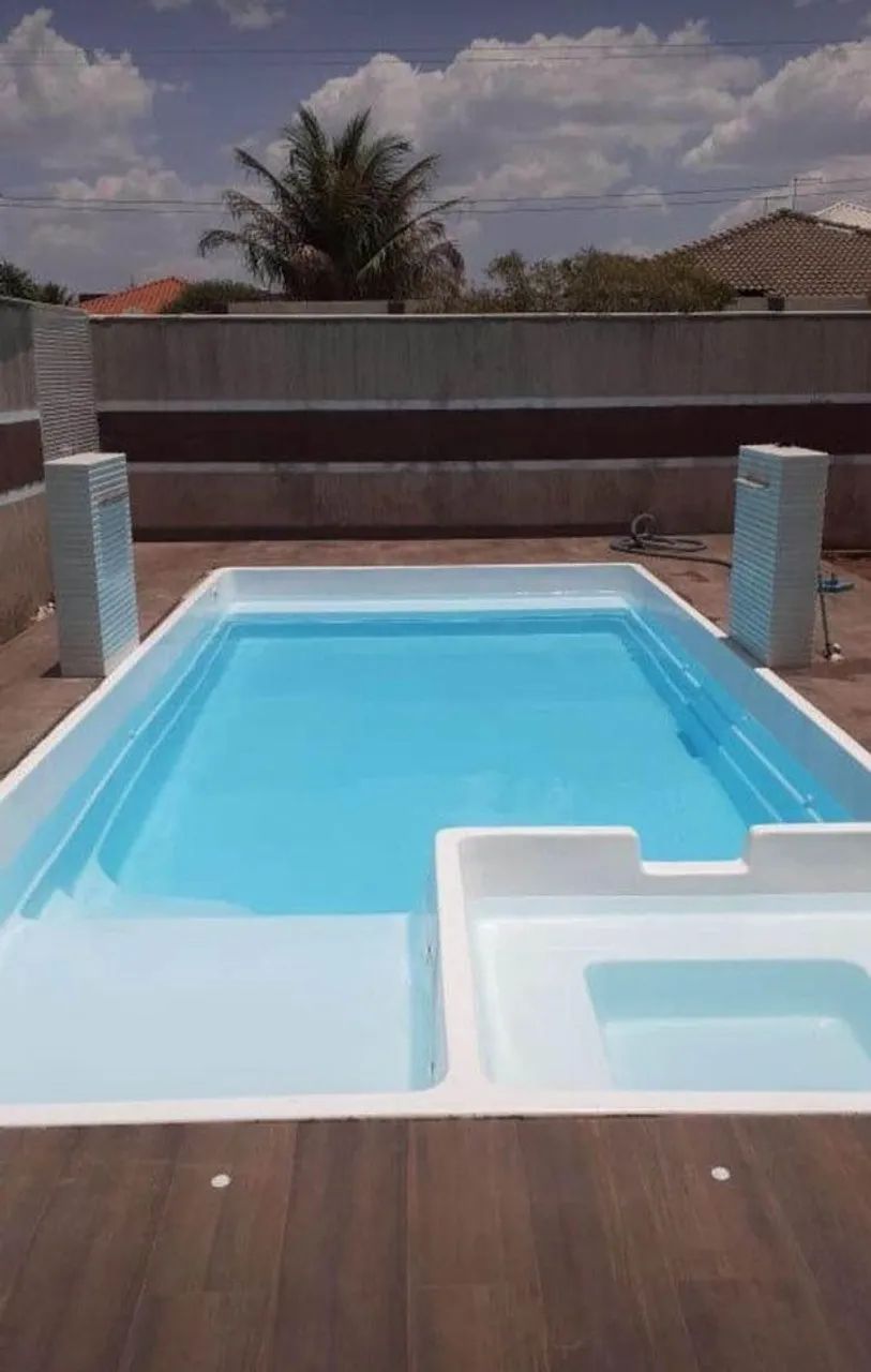 Piscina de fibra 5 mts
