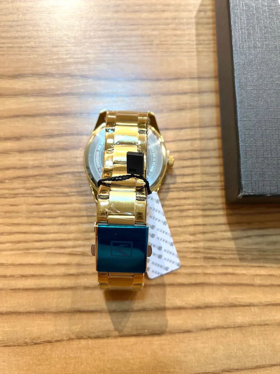 Relógio Masculino Curren Dourado com Mostrador Preto ? classe e presença em cada detalhe! - Foto 2