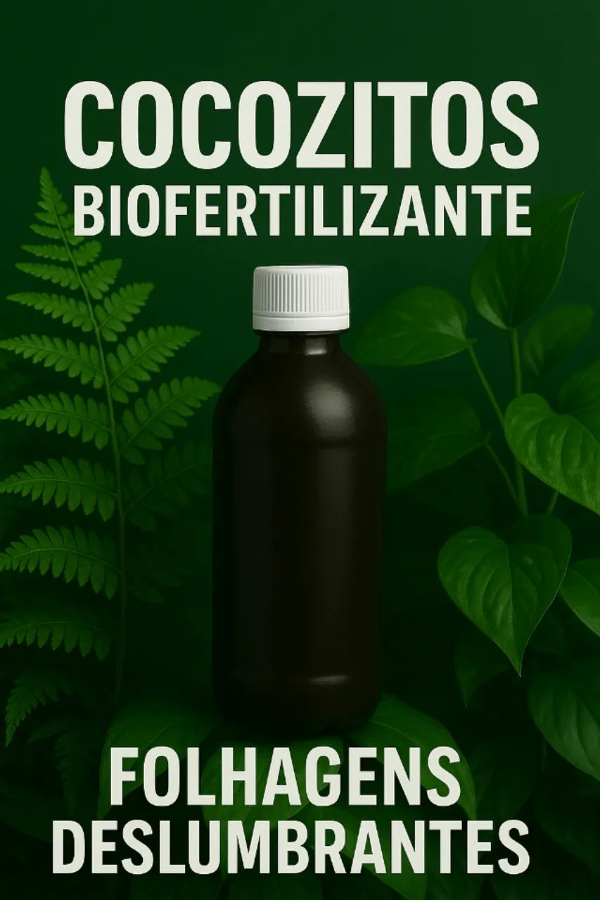 Adubo Líquido 1 Litro Concentrado Cocozitos | Rende 15 Litros | Biofertilizante Orgânico - Foto 2
