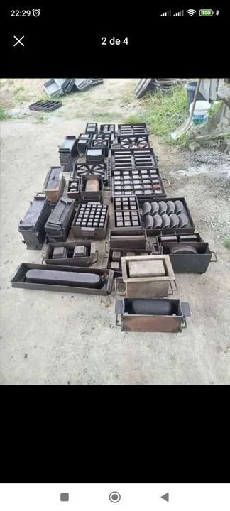 Formas de ferro pra cobogós a venda