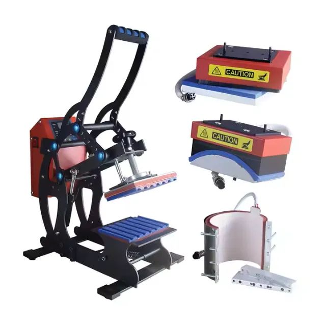 Prensa Mecolour 4 in 1 Multi-functional, boné, caneca, régua, azulejo, caneta, mdf - Foto 4