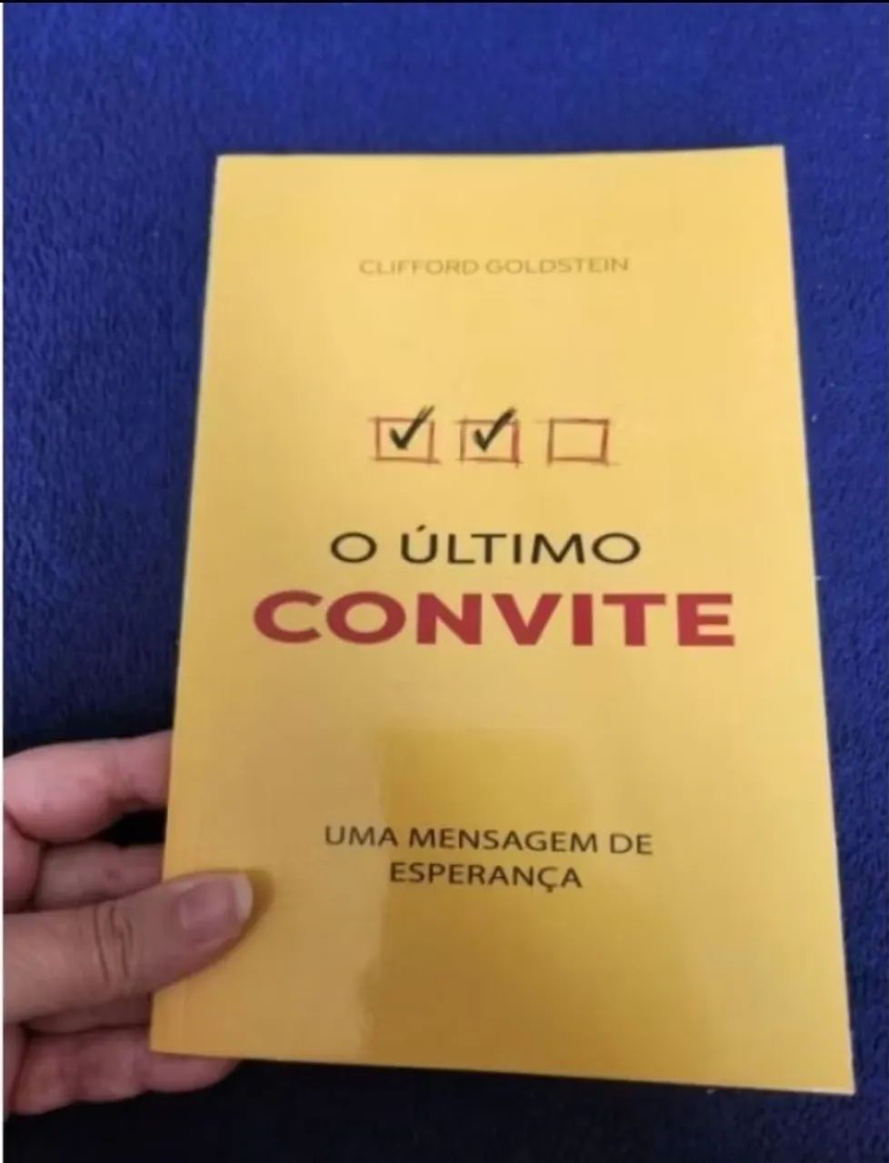 Livro O último convite. Uma mensagem de esperança