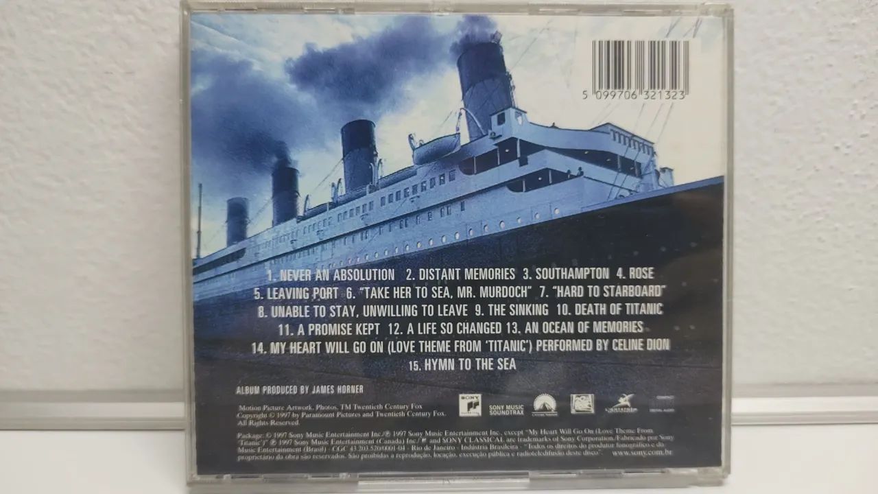 CD Titanic - Trilha Sonora do Filme - Foto 2