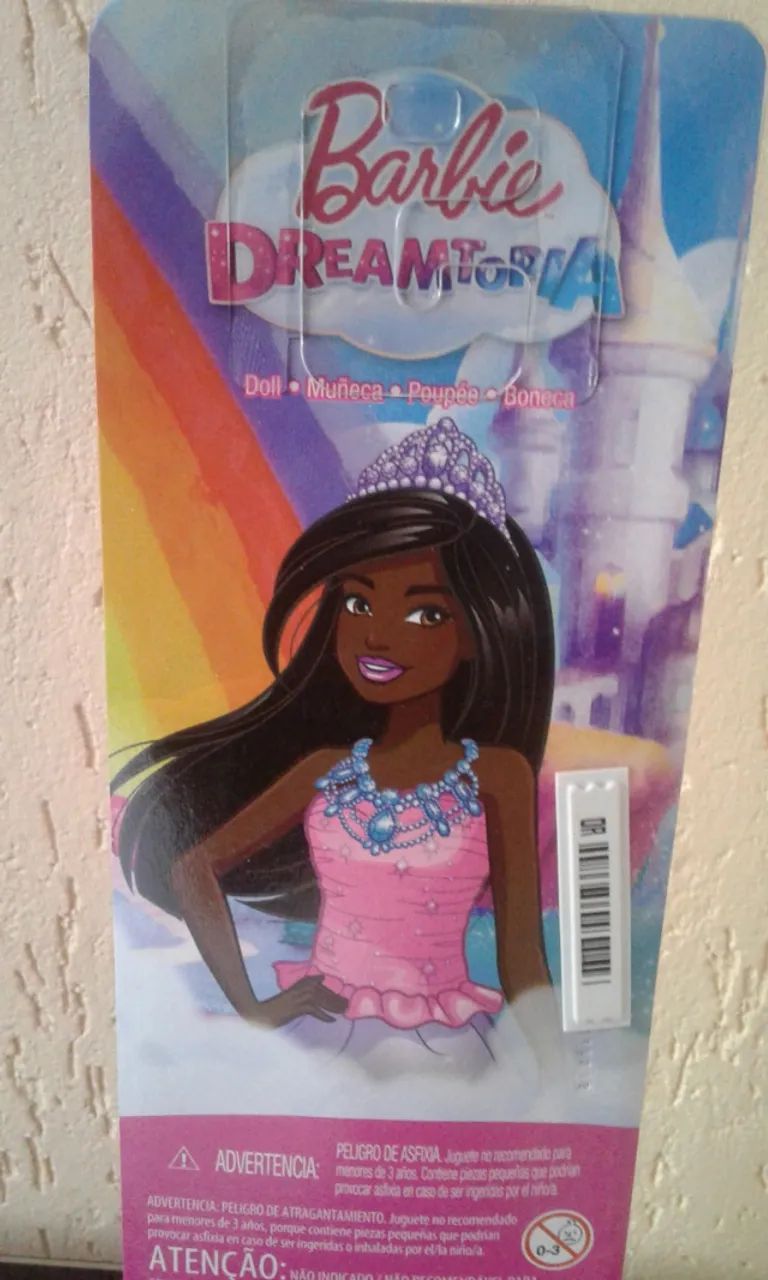 Boneca Barbie Morena Princesa Dreamtopia Mattel Nova Lacrada - Foto 4