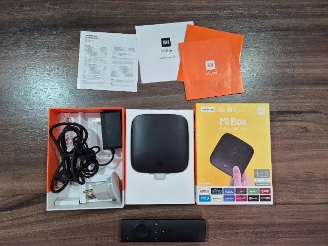 TV Box Xiaomi Mi Box TV 4K com Android TV e Controle Remoto com microfone - Foto 3