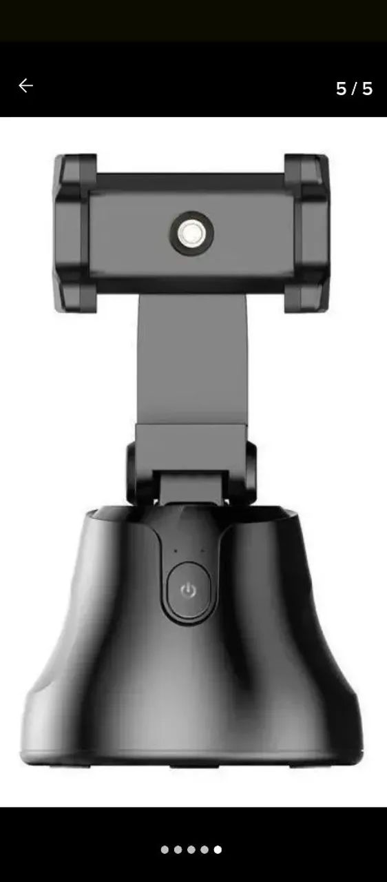 Suporte De Celular Inteligente Com Rastreamento Facial 360º - hm - Foto 5