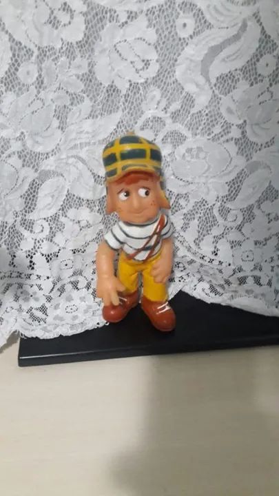 Boneco de borracha vintage KIKO E CHAVES 