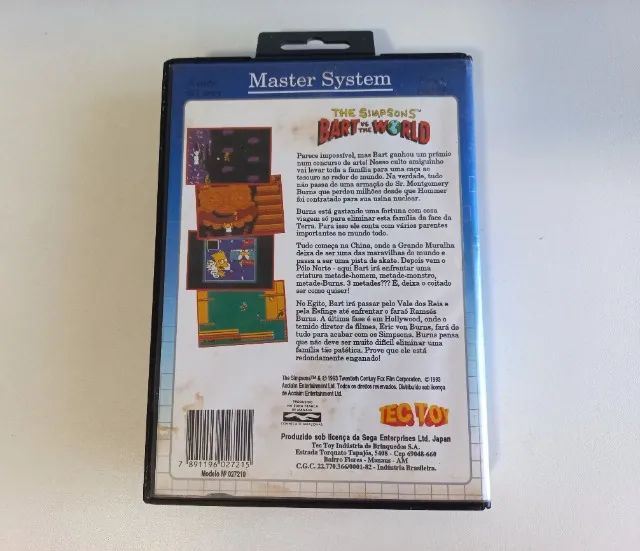 早割航空券 The Simpsons Bart vs the World Original Master System その他