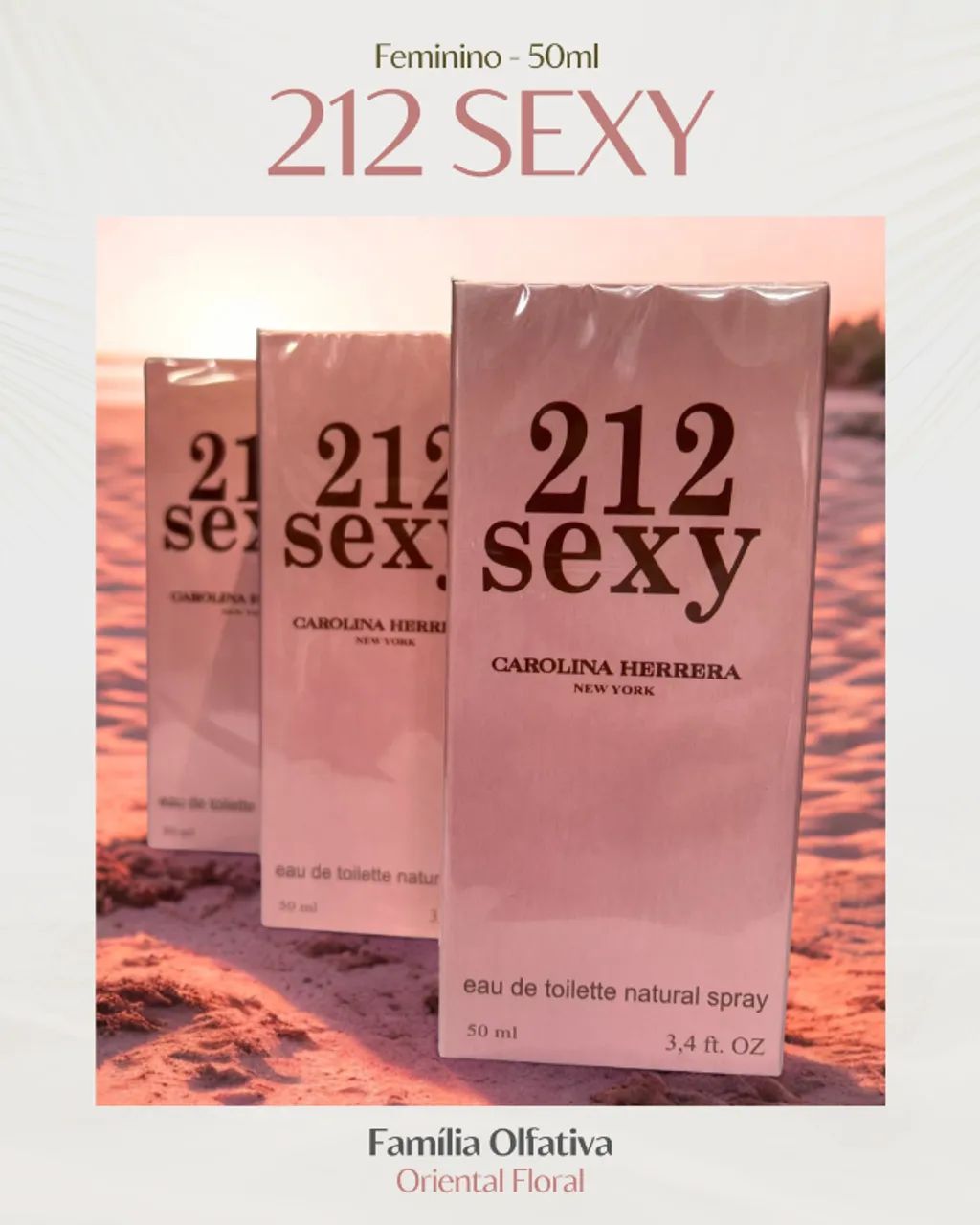 Perfume Importado Femininos e Masculinos 50ml