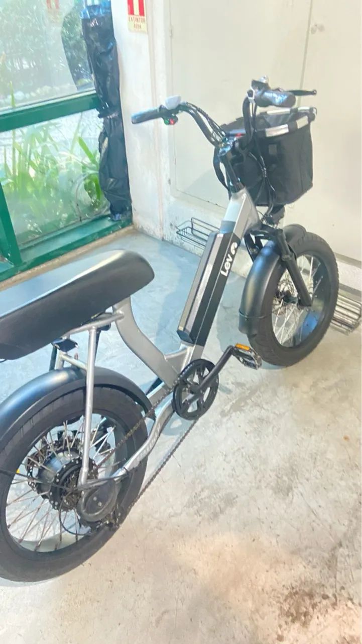 Bicicleta Elétrica com Cesta - Foto 2