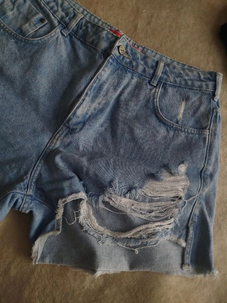 Short jeans cintura alta  - Foto 3