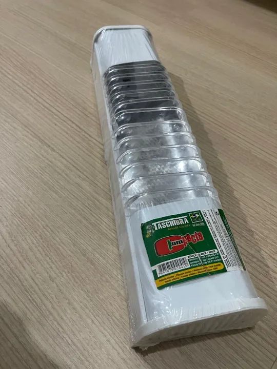 Capa Luminária Compacta Chapa Taschibra Cor Branco 110V/220V