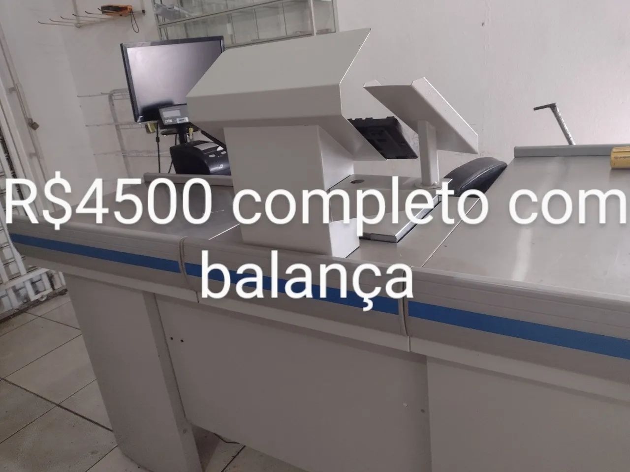 Caixa de Supermercado Completa com Balança