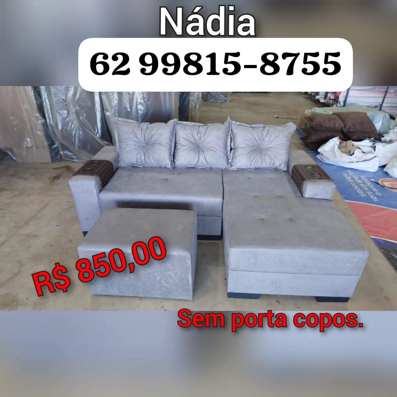 Sofá chaise 110