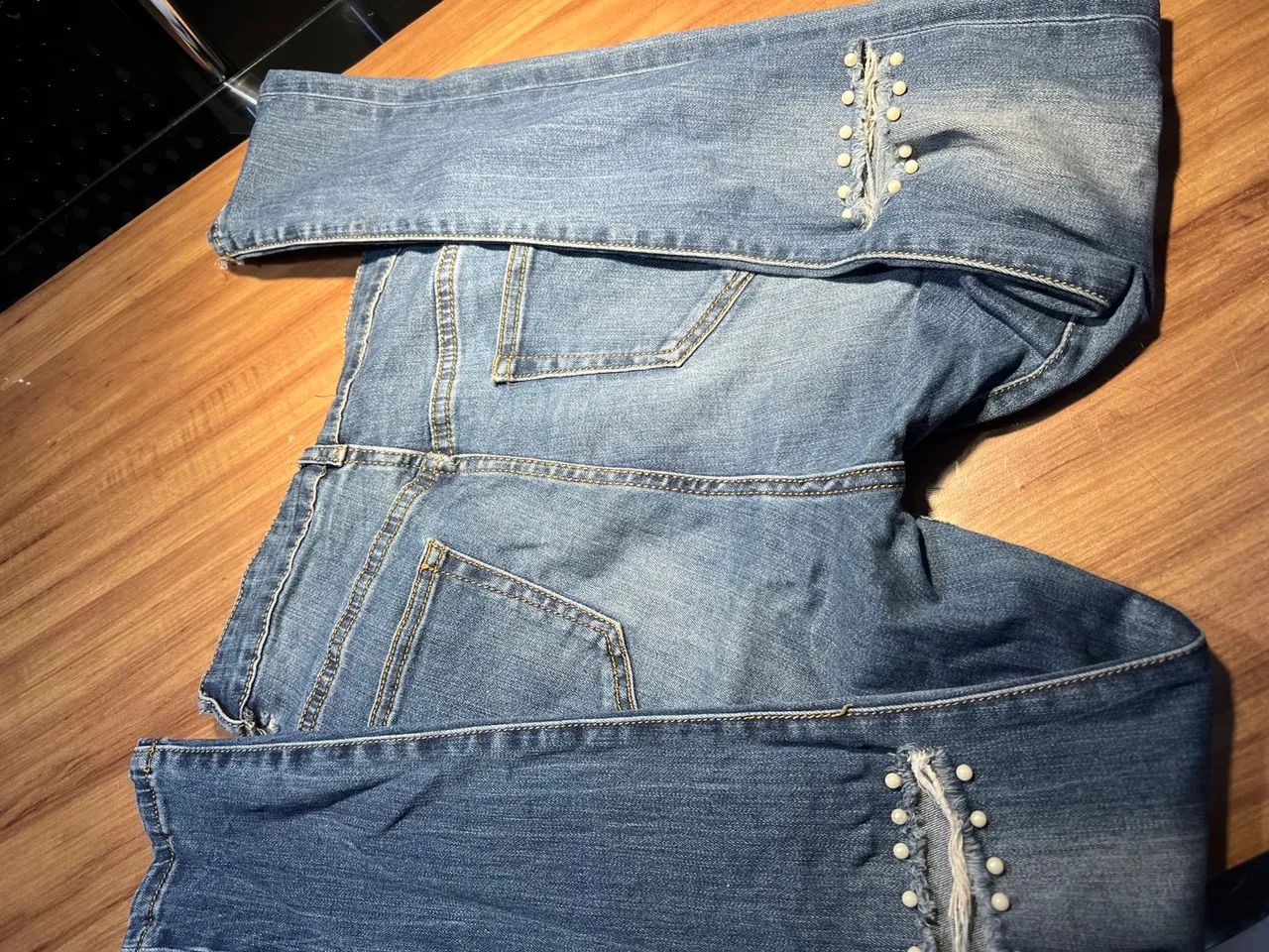 Calça jeans feminina tamanho 36 - Foto 5