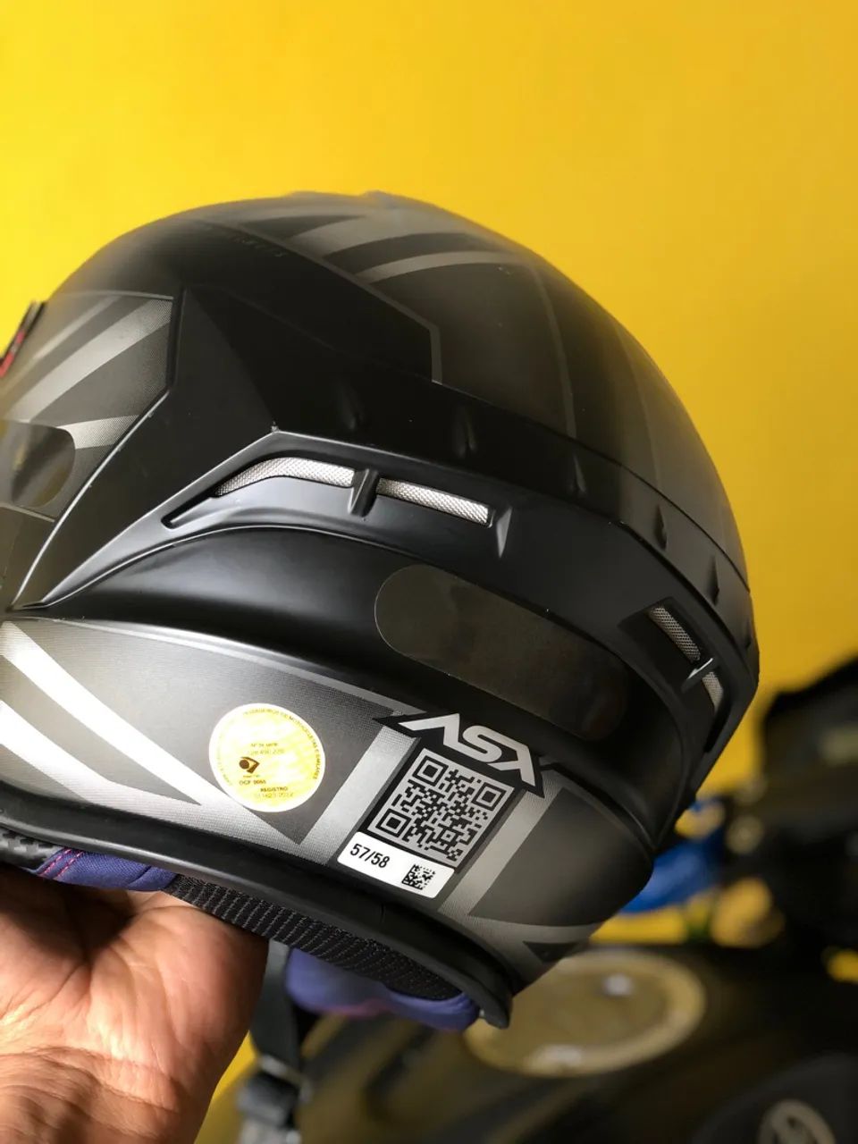Capacete ASX black Australia  - Foto 5