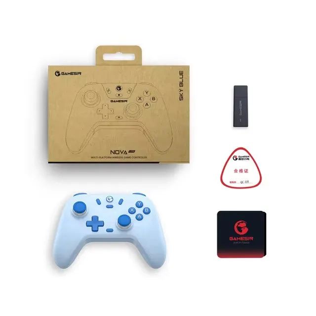 Controle Sem Fio Bluetooth Gamesir T4 Nova Lite, Azul, para PC, Notebook, Novo, Lacrado - Foto 4