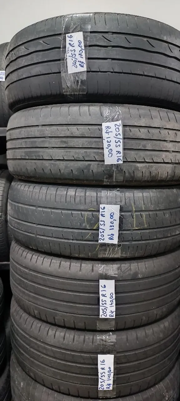 205/55 R 16 - Usados em Bom Estado ( Aceito cartões - Leia a Descrição )