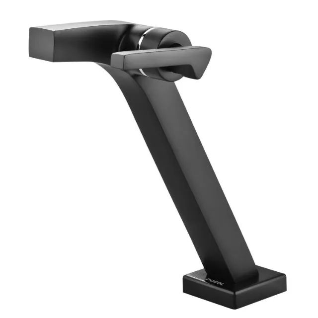 Torneira Luxo Banheiro Requinte Preto Fosco 1/4 Volta - Design Moderno e Econômico