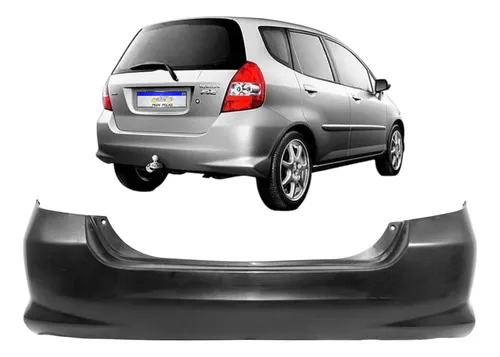 Parachoque Traseiro Honda Fit 2003 2004 2005 2006 2007 2008