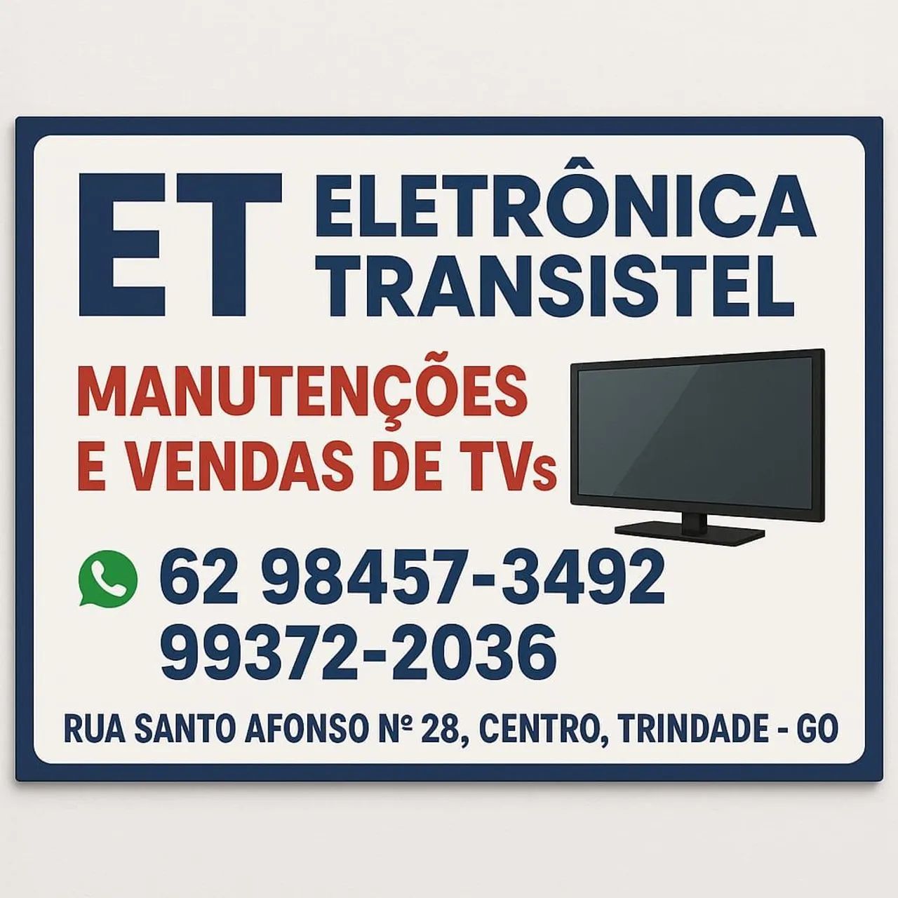 Assistência em TVs Trindade Goiás 
