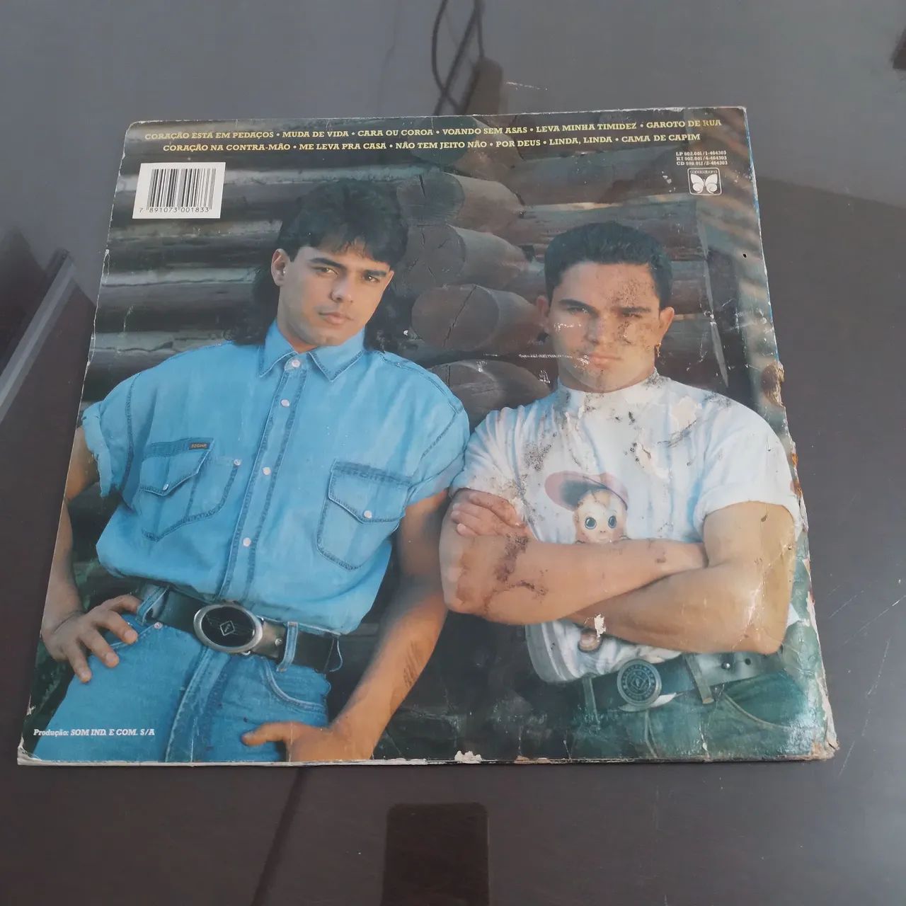 Disco vinil Zé Camargo e Luciano 