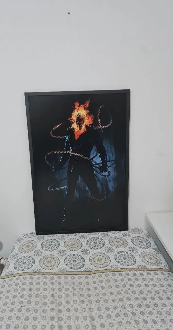 Quadro Decorativo Ghost Rider<br>