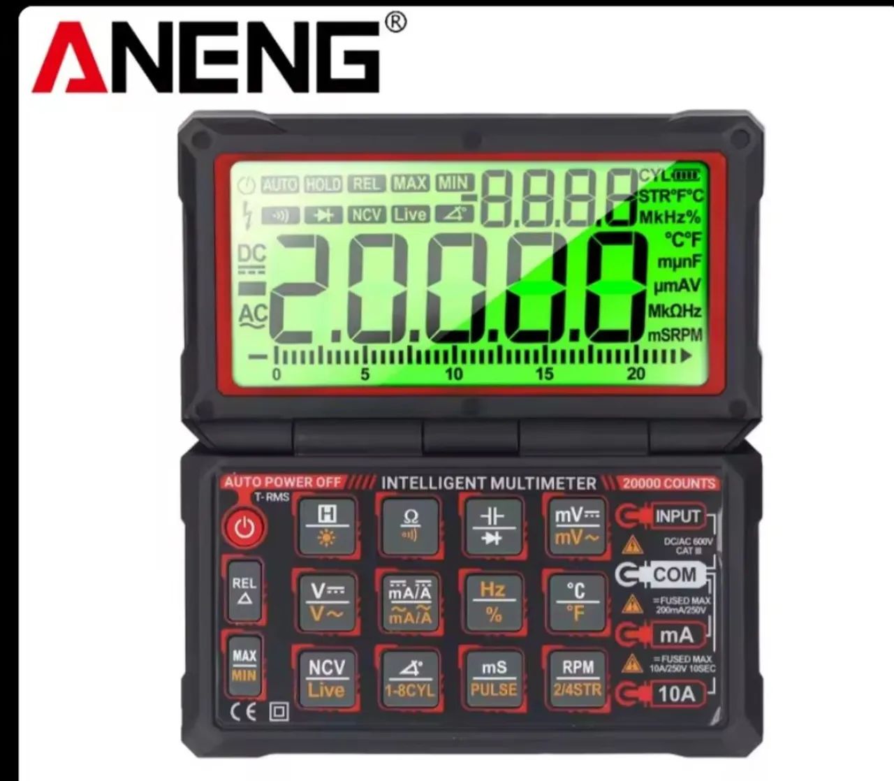 ANENG 623 MULTÍMETRO DIGITAL 20000 contagem  - Foto 3