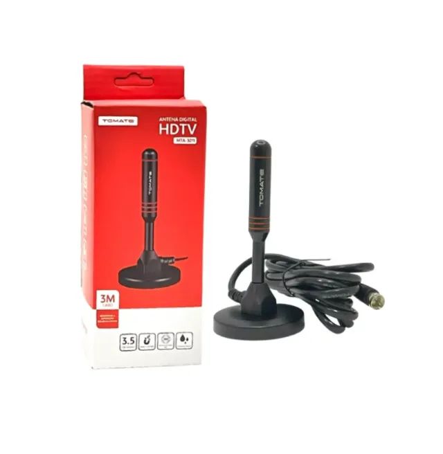 ANTENA INTERNA TV DIGITAL 3,5 DBI 3 METROS TOMATE MTA-3011