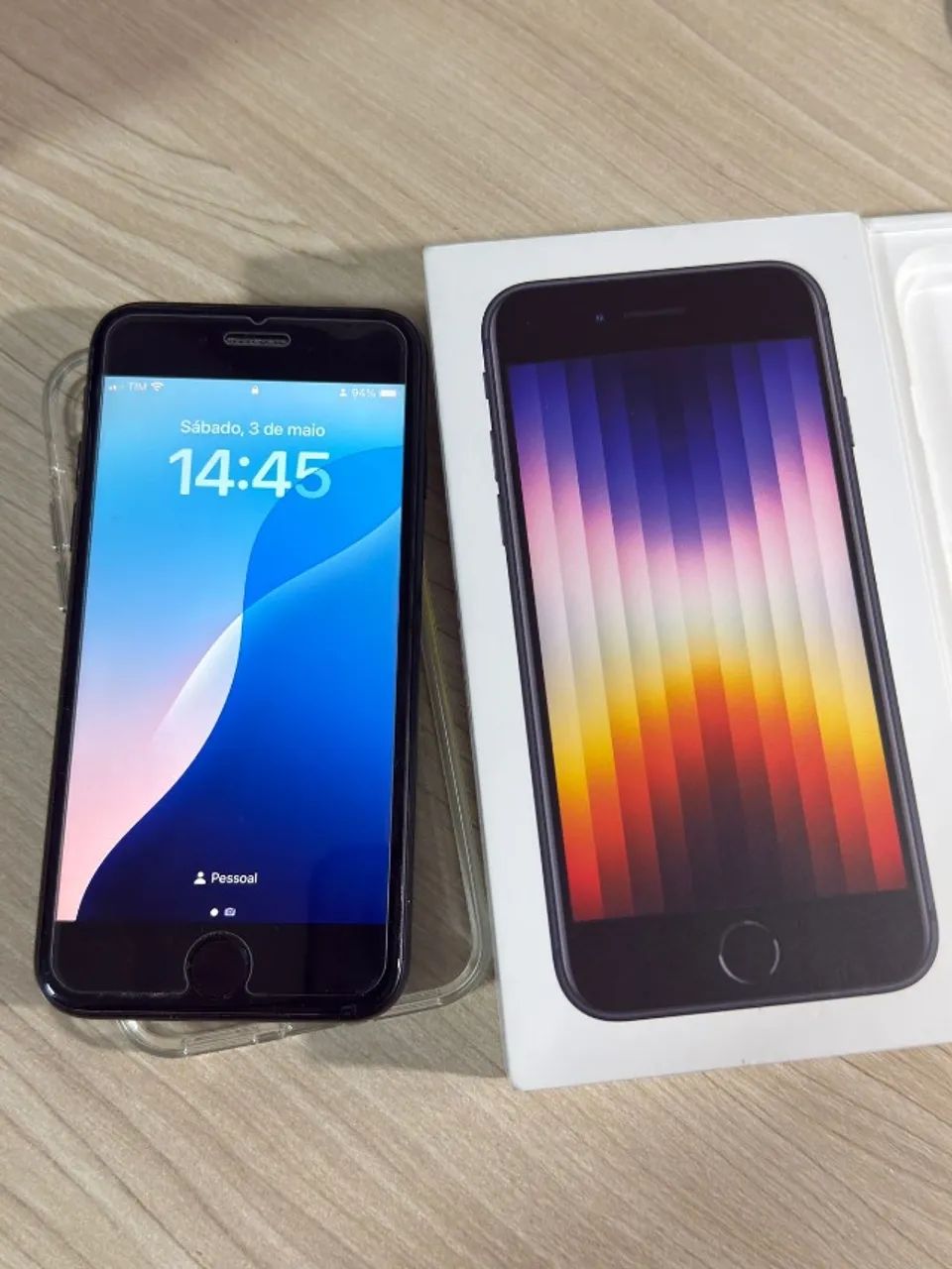 iPhone SE 2 64GB Preto Novíssimo Todo Original 