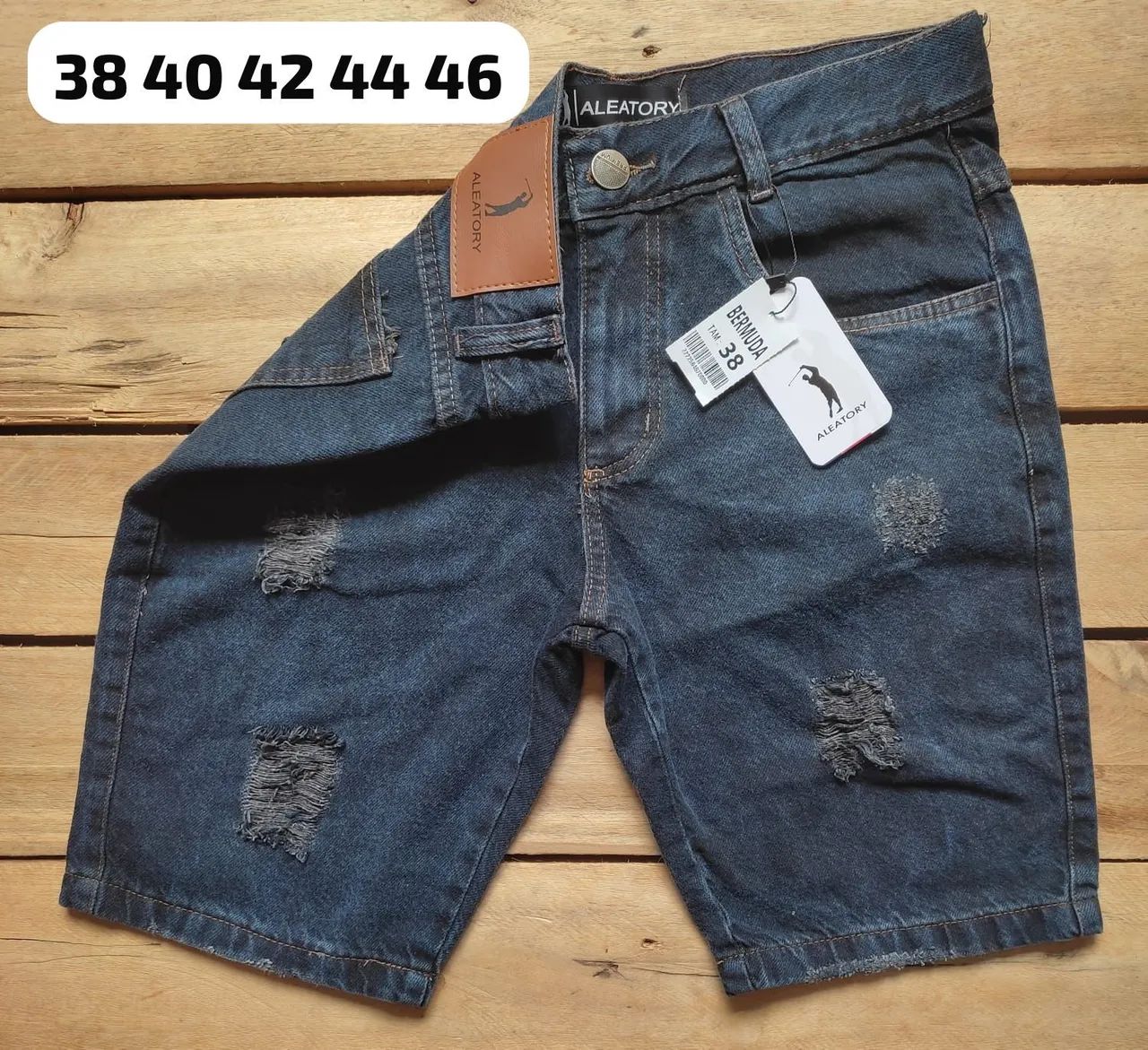 Bermuda Jeans  Masculina - Foto 3