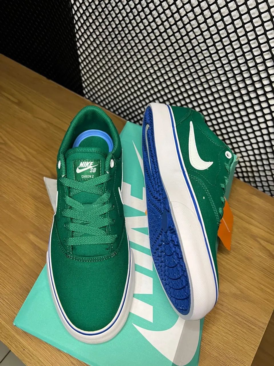 Tênis Nike SB Chron 2 Verde - Novo e Original - Foto 5