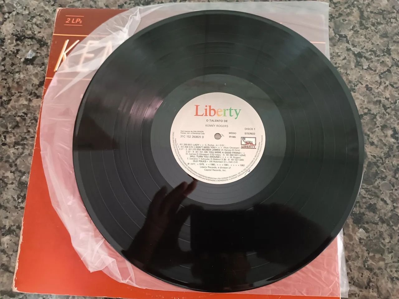 Disco De Vinil Lp Kenny Rogers DUPLO - Foto 4