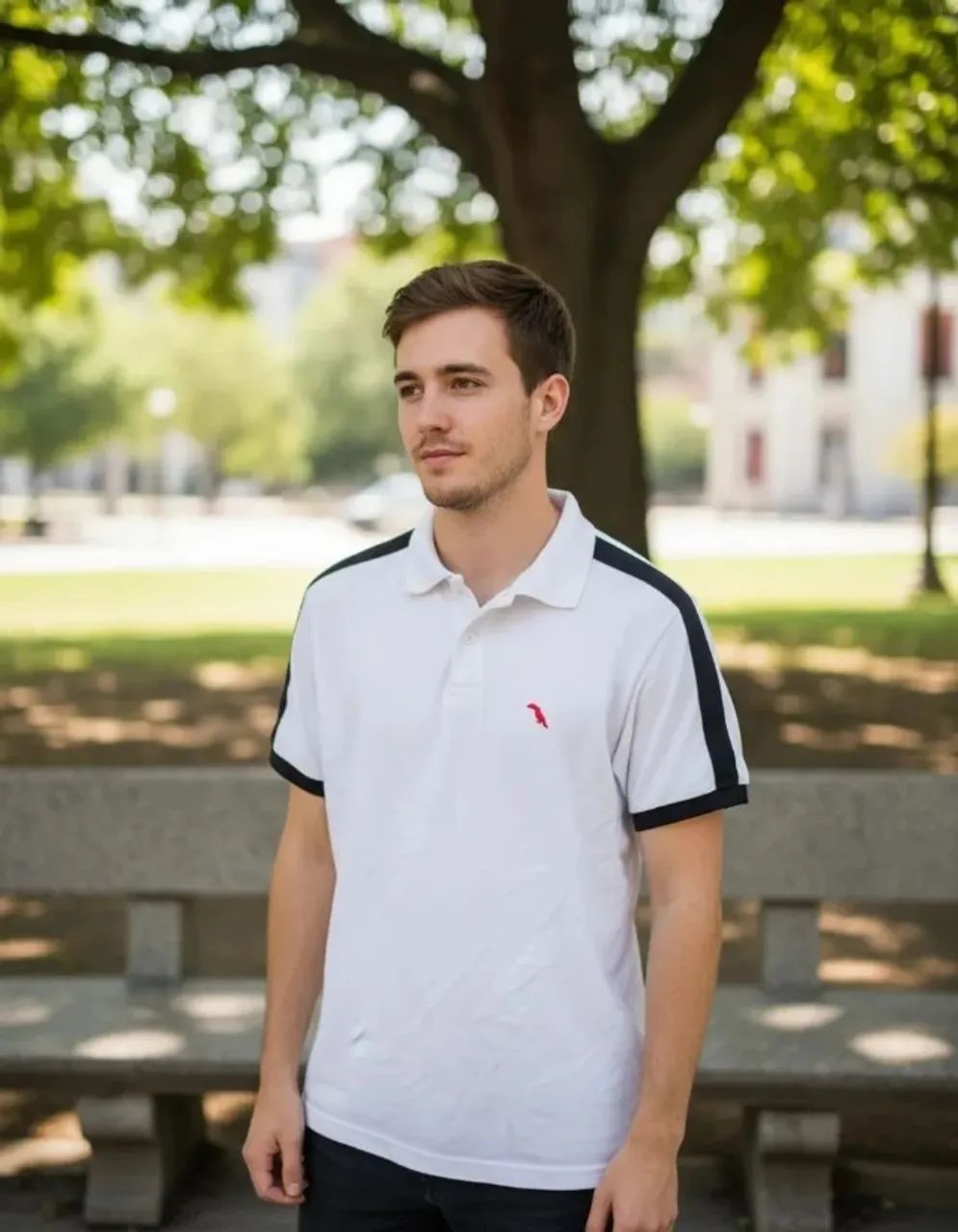 camisa polo black west masculina clássica - Foto 5